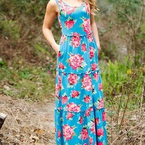 Matilda Jane blue floral maxi dress